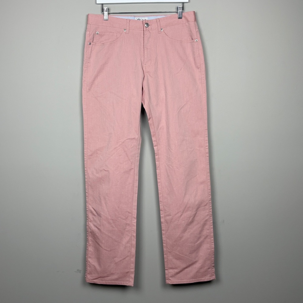 Peter Miller Crown Comfort Five Pocket Performance Pants‎ Pink SZ 32